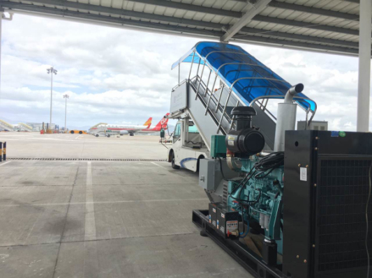 เครื่องกำเนิดไฟฟ้าดีเซล ba 200kva ใช้ในสนามบินเซียะเหมินสำหรับ 2017 brics xiamen